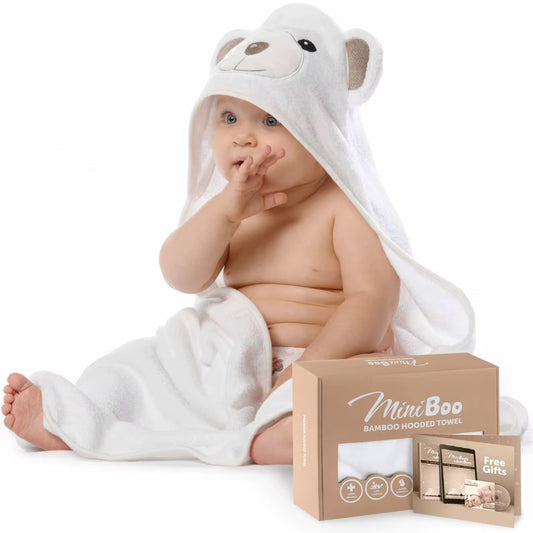 Soft Organic Bamboo Hooded Towel